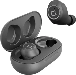 Wireless V5 Bluetooth Earbuds Compatible with HTC One ME with Charging case for in Ear Headphones. (V5.0 Black)