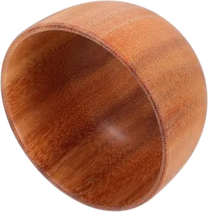 Wooden Shaving Soap Bowl for Men Portable Beard Container Stylish Lathering Tool for Bathroom Travel Wooden Mixing Bowl for Smooth Shaving