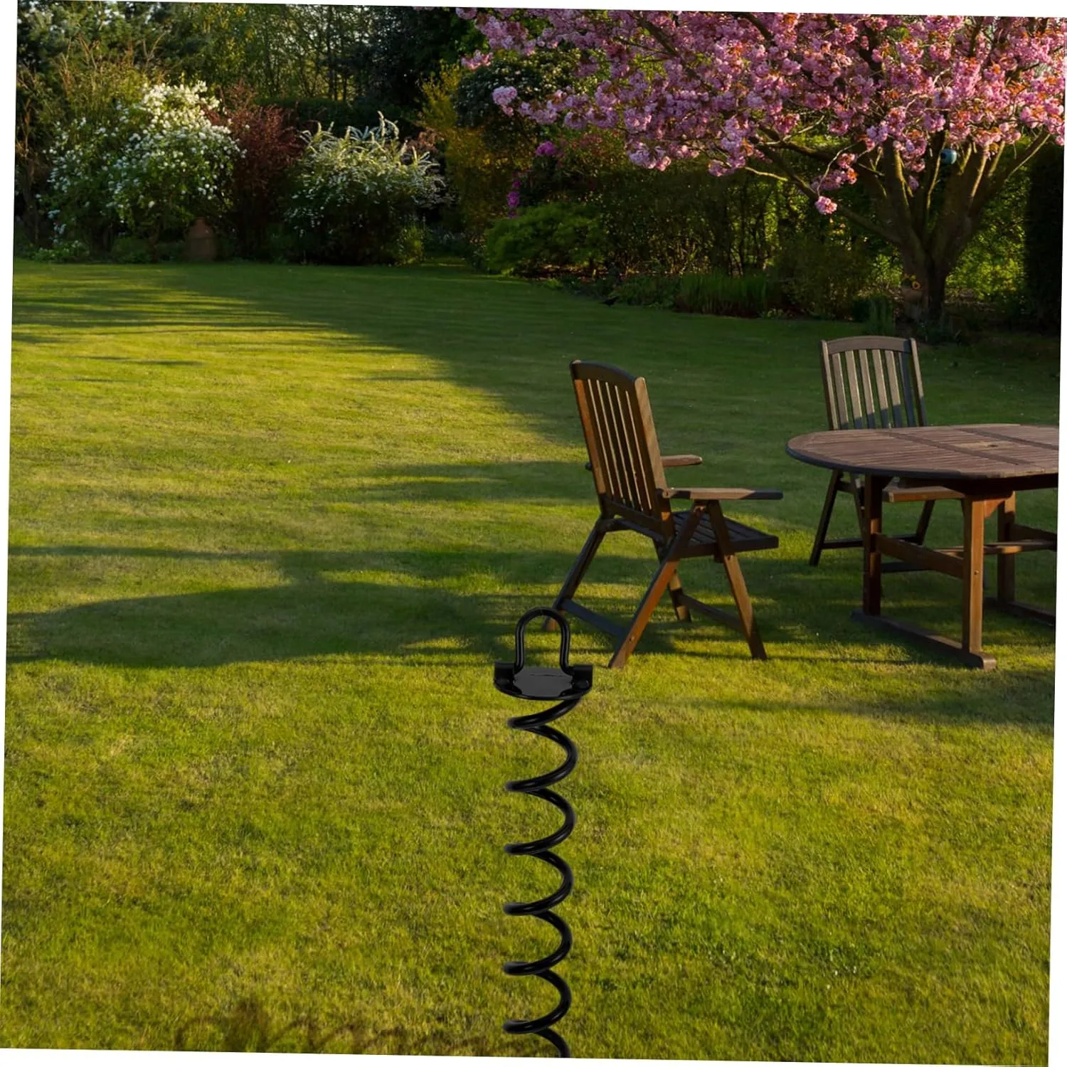 YARNOW 1pc Camping Tent Stake Spiral Fastening Nail Landscape Nail Ground Stake for Tarp Versatile Ground Anchor