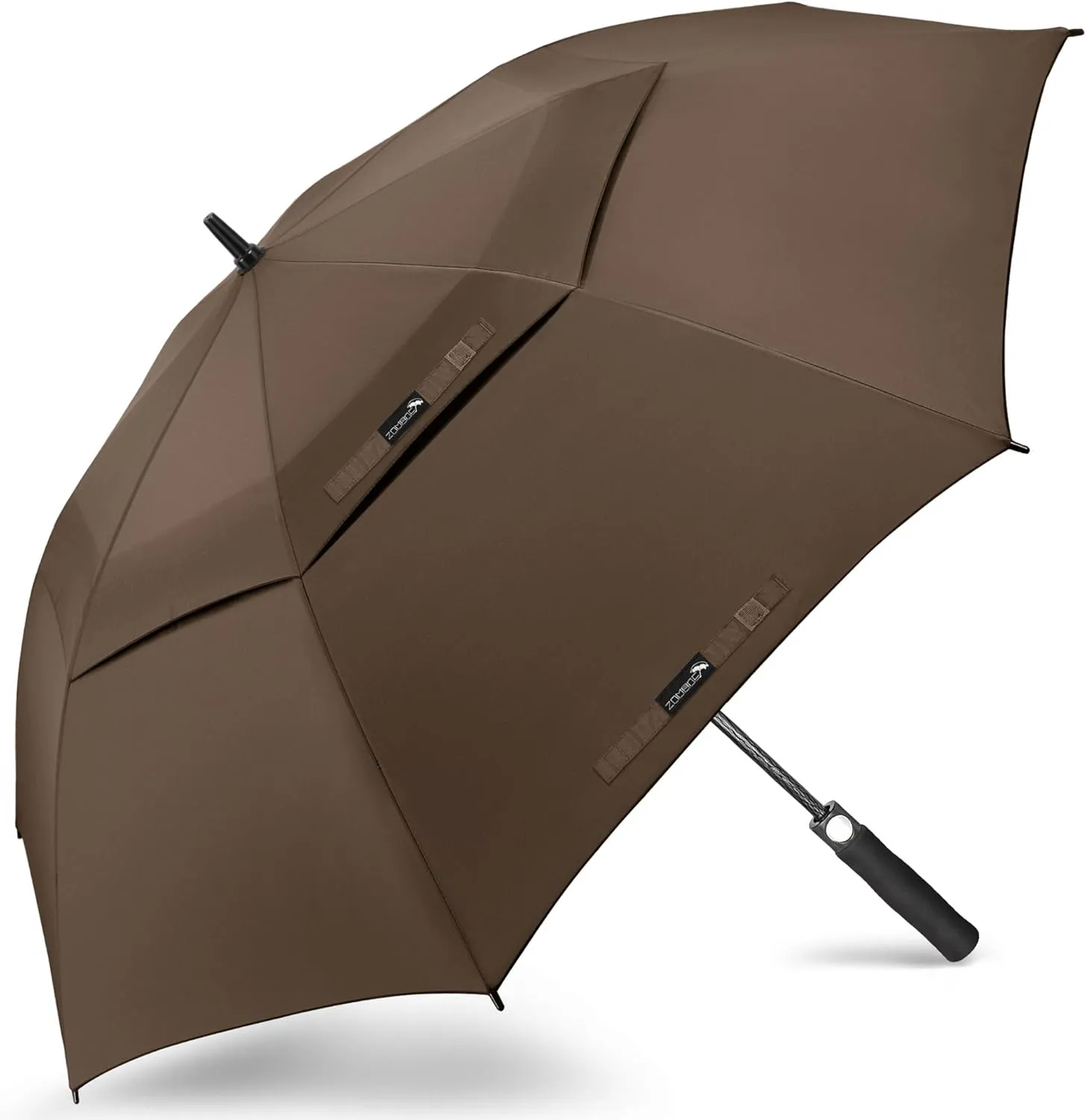 ZOMAKE Automatic Open Extra Large Golf Umbrella 51/54/62/68 Inch, Double Canopy Vented Windproof Oversize Stick Umbrellas for Rain