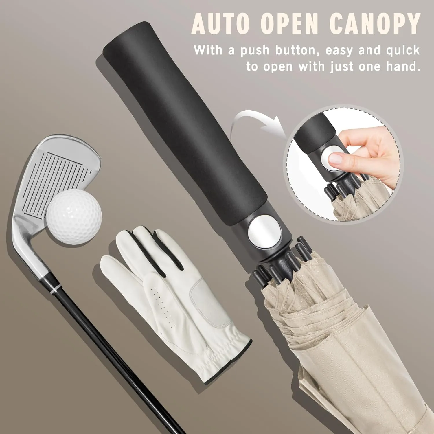 ZOMAKE Large Golf Umbrella for Rain Heavy Duty,Big Golf umbrellas Windproof,51/54/62/68 Inch Extra Large Oversized Umbrella